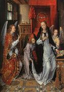 Hans Memling The Annunciation  gggg Germany oil painting reproduction